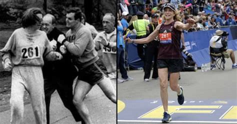 First Woman To Run Boston Marathon Does It Again Years Later