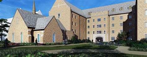 New Notre Dame Mens Residence Hall Construction Underway News