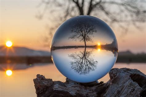 Glass Ball Project Crystal Photography Reflection Photography