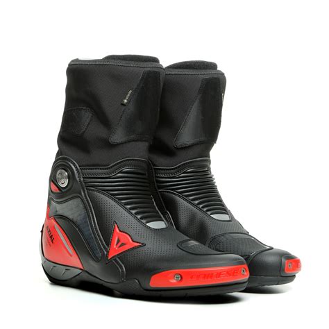 Read about them on motorcycle.com. Dainese Axial Gore-Tex Mens Motorcycle Boots Black/Lava ...