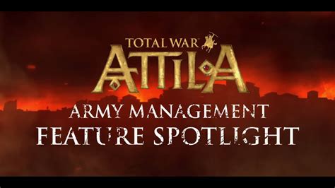 Total War Attila Army Management Feature Spotlight Esrb Youtube