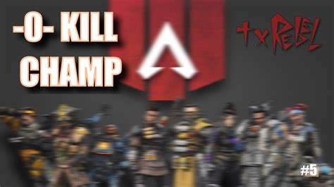 Apex Legends 5 0 Kill Champion Youtube