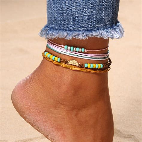 Stylish Wild Anklet Bohemia Anklets Bracelets Chain For Women Lady