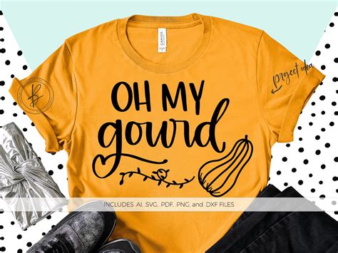 Oh My Gourd Svg File Cricut File Instant Download Cricut Etsy