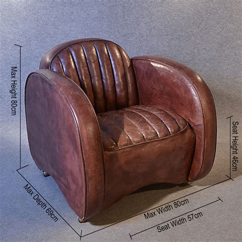 This vintage looking leather armchair is something very special and would look amazing in any living room. Antiques Atlas - Art Deco Leather Armchair Vintage Club ...