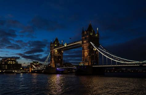 Download London Night Man Made Tower Bridge Hd Wallpaper