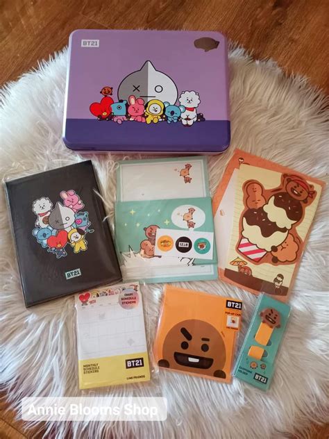 Official Bt21 Stationary T Set Shooky Hobbies And Toys Memorabilia