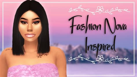Sims 4 Cas Fashion Nova Inspired Collab Wlavishsims Cc Links