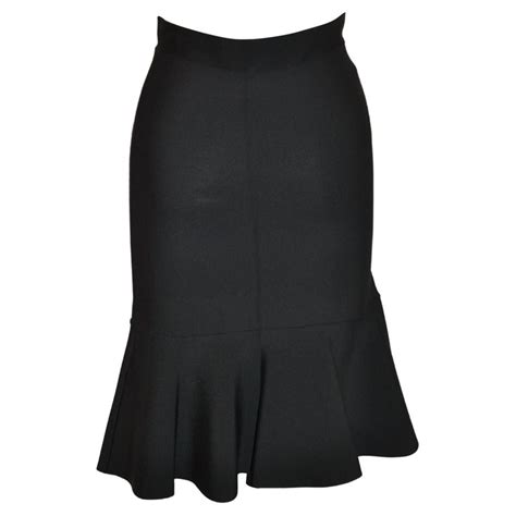 bcbgmaxazria versatile midnight black spandex body hugging skirt strapless top for sale at 1stdibs