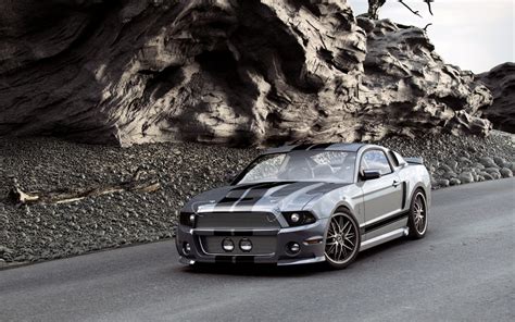 Wallpaper 1920x1200 Px Car Ford Gt500 Muscle Mustang Roads