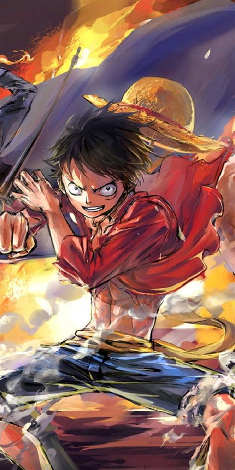 Luffy backgrounds for 1920x1080 full hd (1080p) . 1080x2160 Luffy, Ace and Sabo One Piece Team One Plus 5T ...