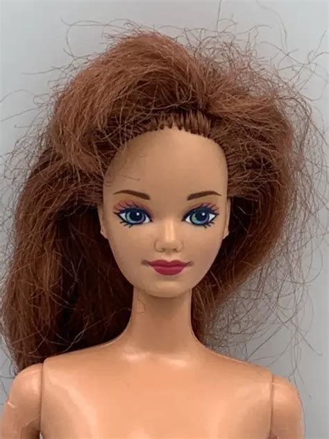 Vintage Nude Barbie Doll 1995 Jewel Hair Mermaid Midge Long Red Titian Hair 2499 Picclick