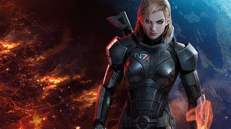 Mass Effect Shepard Women Wallpapers Wallpaper Cave