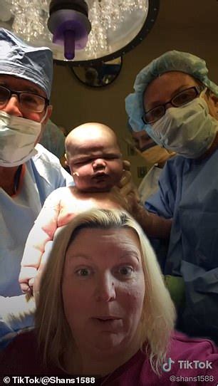 Giving Birth To A Giant Newborn Mother Delivers A 14 Pounds Baby 2