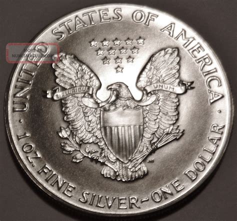 1986 American Silver Eagle 1 Oz 999 Silver 1st Year Inaugural Issue