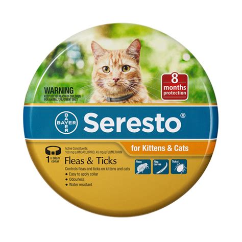 Seresto® Flea And Tick Collar For Kittens And Cats Normanby Road Vet Clinic