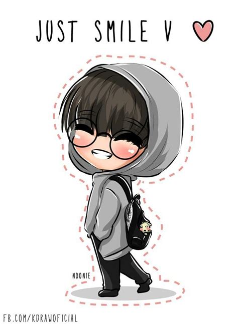 Dibujos Faciles De Bts Kawaii - Para Colorear Para Niños