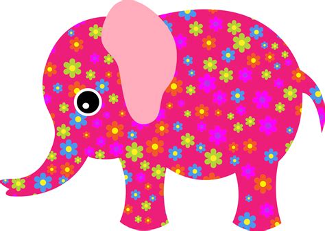 Elephant Clipart Floral Elephant Floral Transparent Free For Download
