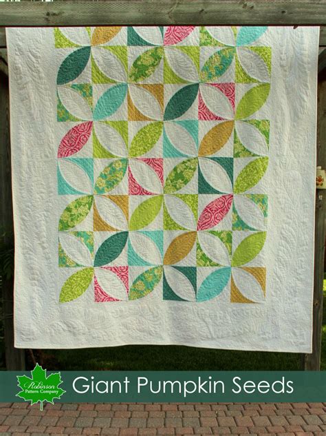 Giant Pumpkin Seeds Pattern Digital Download Quilt Blocks Easy Easy