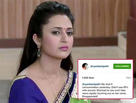 Yeh Hai Mohabbatein S Divyanka Tripathi Shocked Over False News On Karan Patel S Wife Ankita