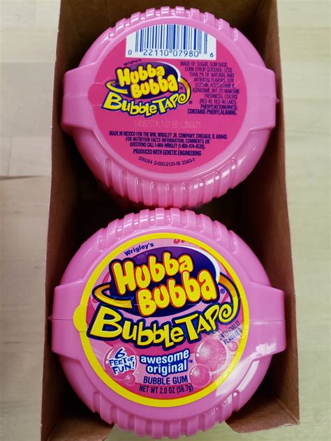 Hubba Bubba Original Bubble Tape Gum Crowsnest Candy Company