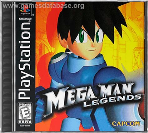 Mega Man Legends Sony Playstation Artwork Box
