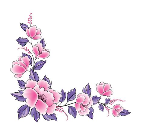 Purple And Pink Border