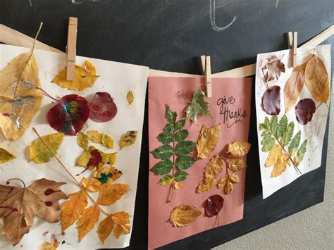 Fall Craft Idea Glitter Glue Leaves Live Well Play Together