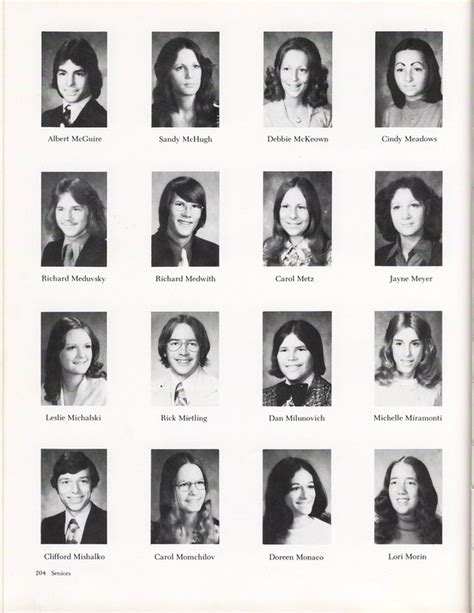 1976 Yearbook Seniors Center Line High School Memories