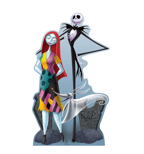 Buy Advanced Graphics Jack Sally And Zero Life Size Cardboard Cutout