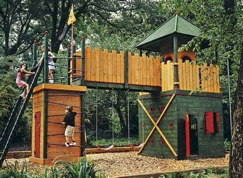 50 Diy Playground Project Ideas For Backyard Landscaping Diy Playground
