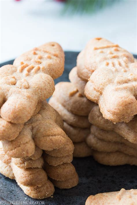 The ingredients in this recipe are simple and easy to find.; Gluten-Free Almond Butter Christmas cookies