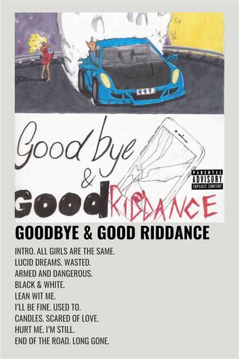 Juice Wrld Goodbye Good Riddance Music Poster Ideas Music Album