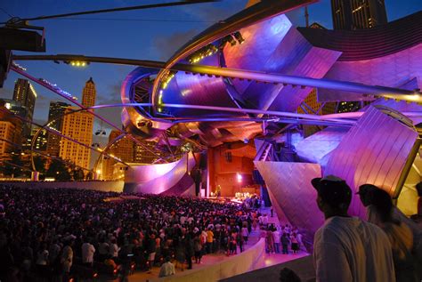 Jay Pritzker Music Pavilion Chicago Millennium Park Chicago Summer