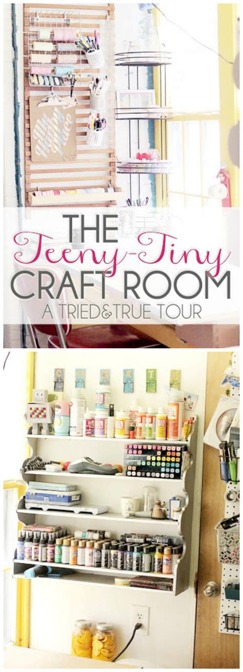 Craftaholics Anonymous Small Craft Room Tour Vanessa At Tried