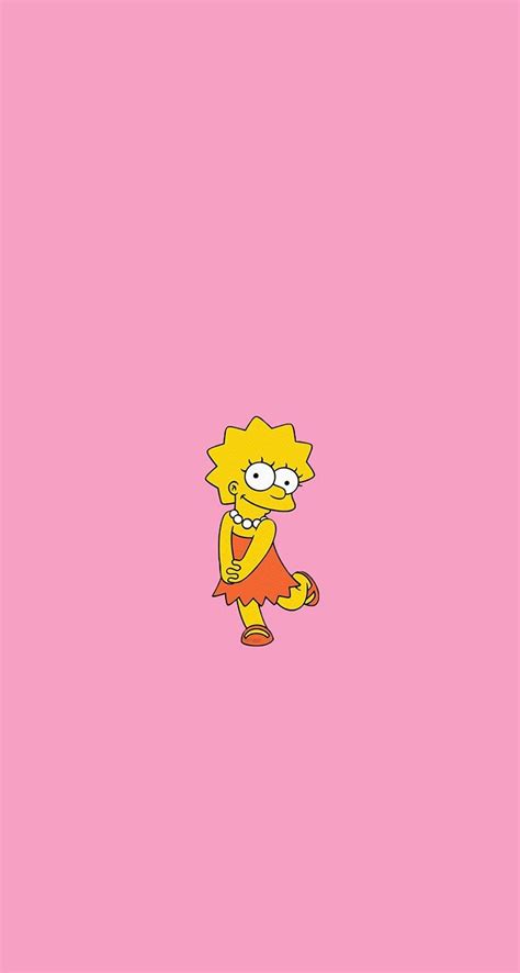 Lisa Simpson Mood Wallpaper Bear Wallpaper Tumblr Wallpaper Pink