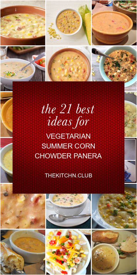Ingredients for vegetarian summer corn chowder. The 21 Best Ideas for Vegetarian Summer Corn Chowder ...
