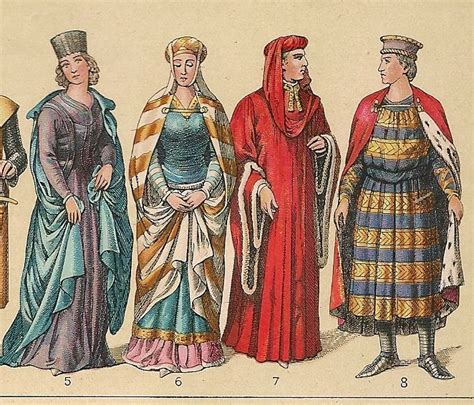 Vestimenta Que Llevaban Las Damas Y Los Caballeros Nobles Del Siglo