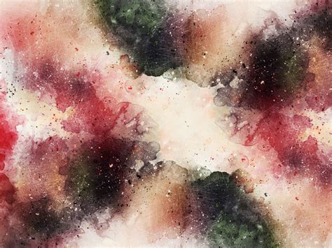 Download Wallpaper 1024x768 Watercolor Abstraction Stains Standard 4
