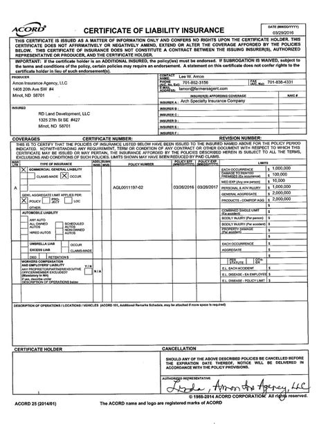 CERTIFICATE-OF-INSURANCE-2016-1 | Minot Association of ...
