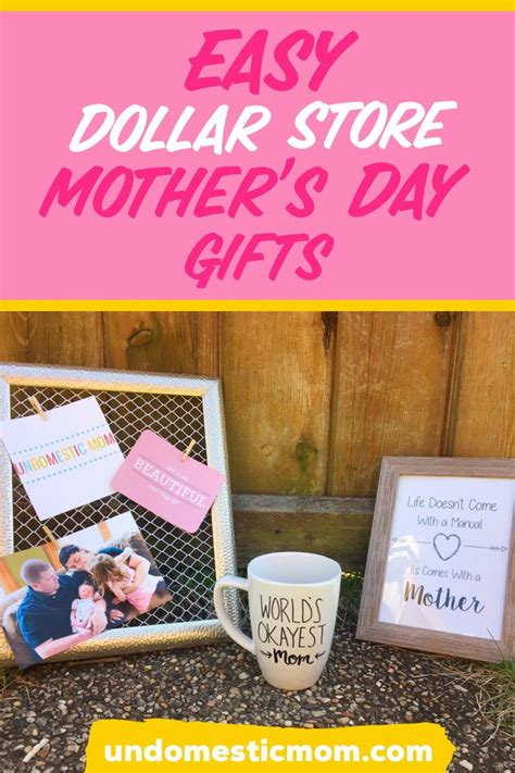 Easy DIY Dollar Tree Gift Ideas For The Special Mom In Your Life In