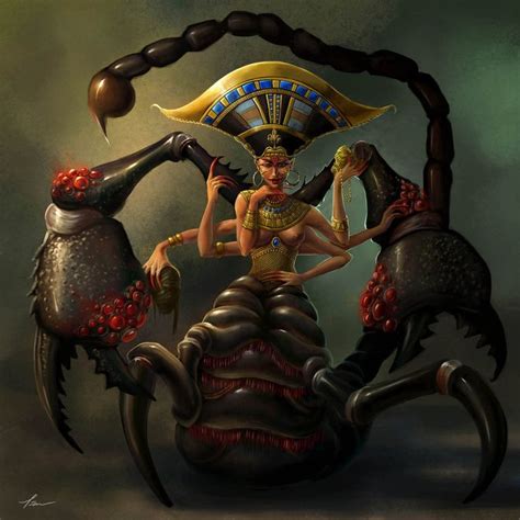 Scorpian Queen By Yangtianli On Deviantart Scorpio Art Egyptian