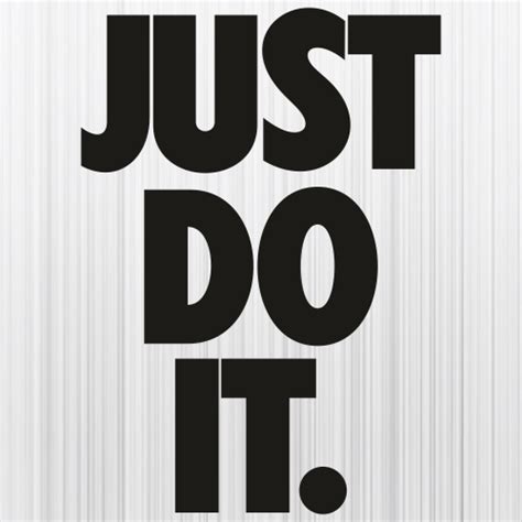 Nike Logo Just Do It Parody Svg Png  Just Do It Tomorrow Just Do It