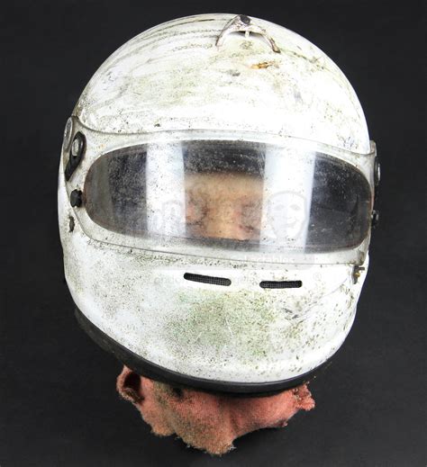 Crashed Racing Driver Body Severed Head in Helmet - RP235 | Prop Store