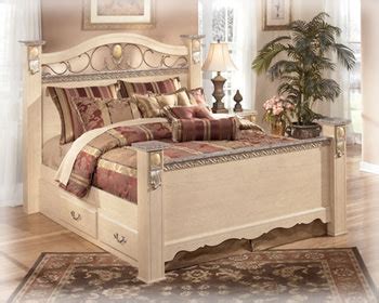 For instance, an open bench with cushion in the entryway gives you a place to sit while putting on your shoes. Sanibel B290 Queen Bedroom Set Signature Design by Ashley ...