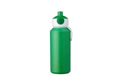 Die air up trinkflasche wird in einem karton geliefert. trinkflasche pop-up campus 400 ml - green | Mepal