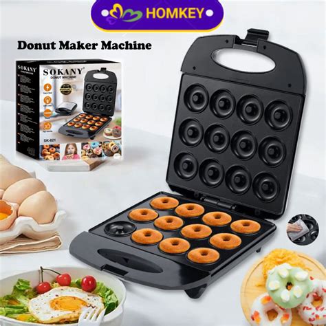 Homkey Donut Maker Machine Double Sided Heating Doughnut Maker