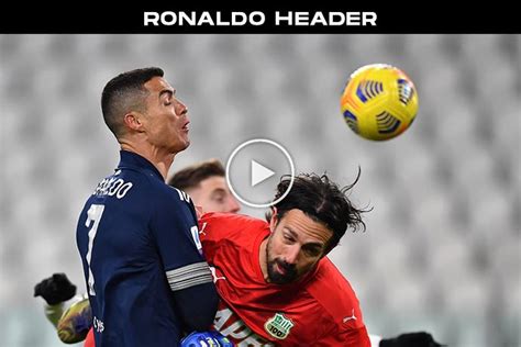 Video Cristiano Ronaldo Out Jumps Goalkeeper With Gravity Defying Leap