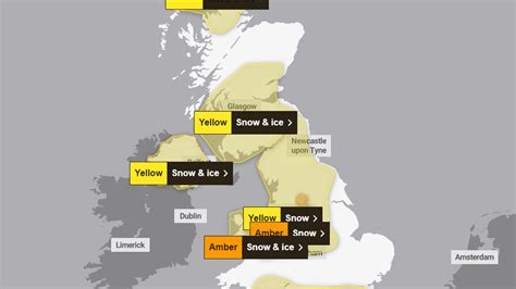 Weather Warnings Full List Of Where It Could Snow In Uk This Week