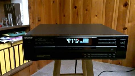 Sony 5 Disc Cd Player Youtube